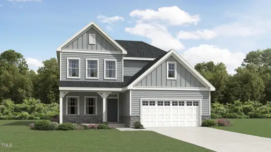 New construction Single-Family house 1111 Cosmic Dr, Durham, NC 27703 Mayflower III- photo 0