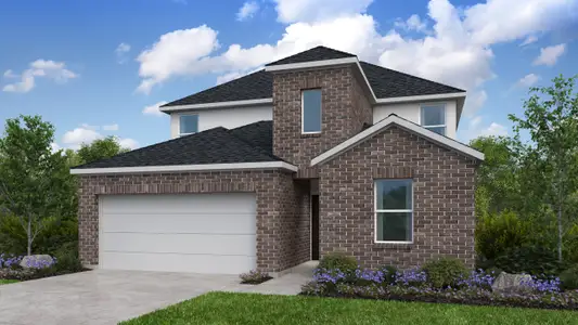 New construction Single-Family house 1315 N Yellow Rose Ct, Tomball, TX 77375 plan Tavern - image