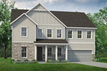 New construction Single-Family house 153 Barton Spgs, Bethlehem, GA 30620 plan The Warren - image
