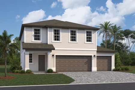 New construction Single-Family house 237 Moonlit Lake Trl, Lehigh Acres, FL 33936 plan Sanibel - image