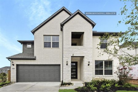 New construction Single-Family house 5303 Dream Ct, Manvel, TX 77578 plan The Alden IX - image