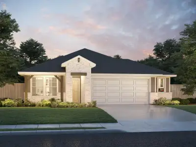 New construction Single-Family house 321 Texas Agate Dr, Kyle, TX 78640 plan The Callaghan (830) - image