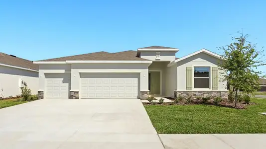 New construction Single-Family house 3181 Canopy Oak Blvd, Wildwood, FL 34785 plan Hawthorne - image