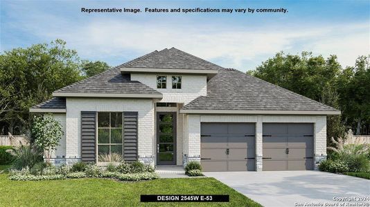 New construction Single-Family house 9727 Slick Frk, San Antonio, TX 78254 Design 2545W- photo 0 0