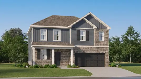 New construction Single-Family house 3864 Breton Cove Cir, Bethlehem, GA 30620 plan Oakland - image