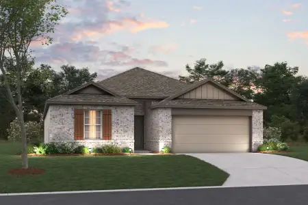 New construction Single-Family house 14064 Kempt Dr, Pilot Point, TX 76258 plan Shipton - 40' Smart Series - image