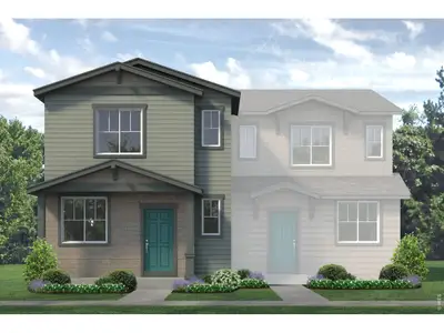 New construction Duplex house 1432 Coral Pl, Longmont, CO 80504 plan Biscayne - image