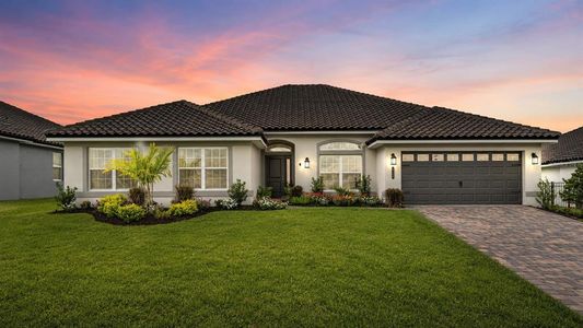 New construction Single-Family house 5280 Tennessee Ridge Ct, Auburndale, FL 33823 plan 3000 - image