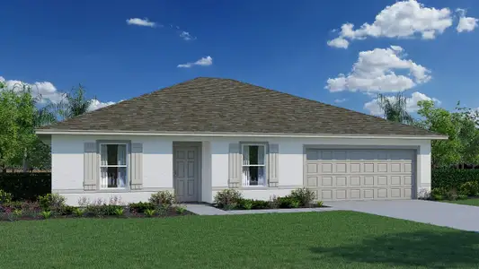 New construction Single-Family house 1011 NW Bayshore Blvd, Port St. Lucie, FL 34983 plan Foxtail - image