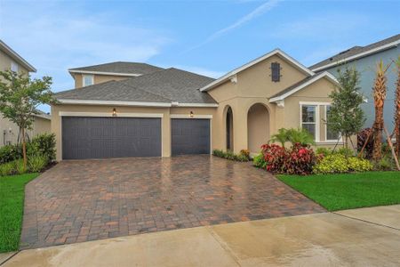 New construction Single-Family house 7450 Sea Manatee St, Parrish, FL 34221 plan Arlington w/Bonus - Single Family Homes - image