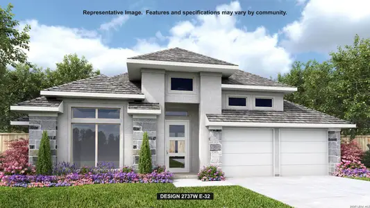 New construction Single-Family house 3134 Bee Hill, Schertz, TX 78108 plan 2737W - image