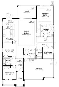 New construction Single-Family house 34502 Alger Pt, Zephyrhills, FL 33541 plan Corina  III - image