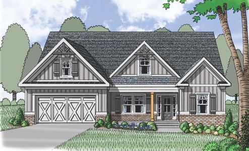 New construction Single-Family house 600 Whiporwill Cv, Monroe, GA 30655 plan The Avondale | Front Entry - image