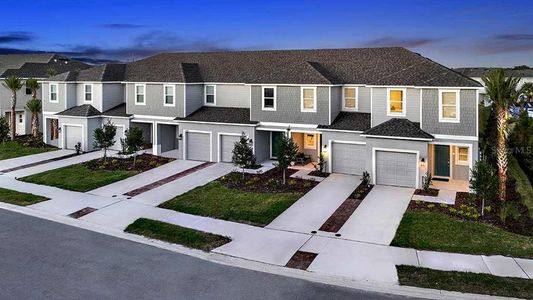 New construction Townhouse house 2287 Paravane Way, Wesley Chapel, FL 33543 Jasmine- photo 0