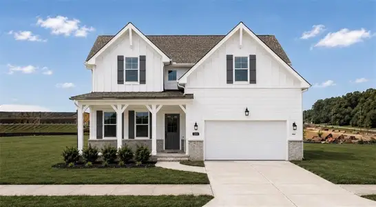 New construction Single-Family house 418 Grand Wehunt Dr, Hoschton, GA 30548 plan The Hickory B - Unfinished Basement at Wehunt Meadows - image