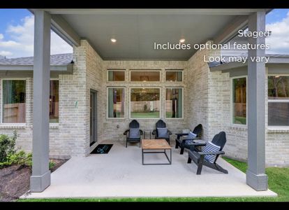 New construction Single-Family house 26018 Peacetree Ln, Montgomery, TX 77316 plan 4069 Elevation D - image