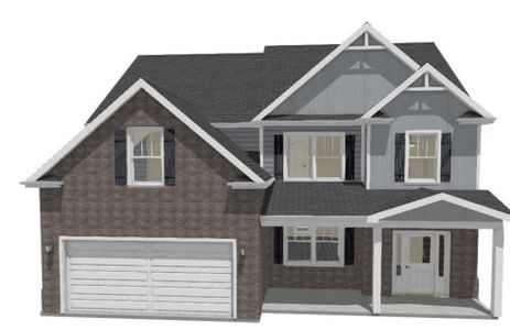 New construction Single-Family house 100 Jasmine Dr, Jackson, GA 30233 plan Harris - image