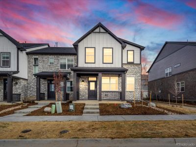 New construction Townhouse house 22260 E 8Th Pl, Aurora, CO 80018 - photo 0