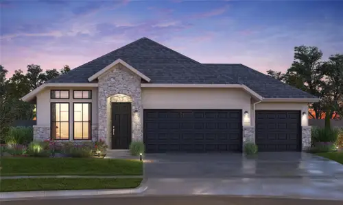 New construction Single-Family house 2713 Mackinac Bay Dr, Texas City, TX 77568 plan Lagos - image