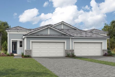 New construction Duplex house 18150 Wellspring Ct, Venice, FL 34293 plan Champagne - image