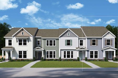 New construction Townhouse house 10123 Mamillion Dr, Huntersville, NC 28078 The Oakside- photo 0