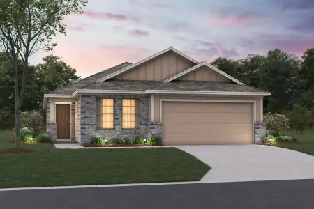 New construction Single-Family house 4802 Rio Ruidoso, San Antonio, TX 78073 plan Cameron - image