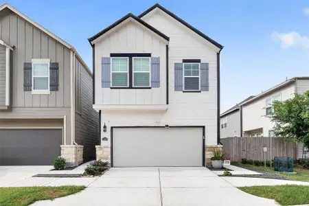 New construction Single-Family house 14839 Slow River Ave, Houston, TX 77082 plan The Mason (S140) - image