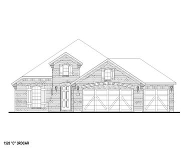 New construction Single-Family house 113 Tierra Blanca Lane, Rhome, TX 76078 Plan 1520- photo 0