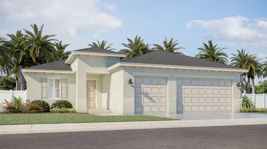 New construction Single-Family house 1123 Blessed Isles Dr Nw, Palm Bay, FL 32907 Paris- photo 0