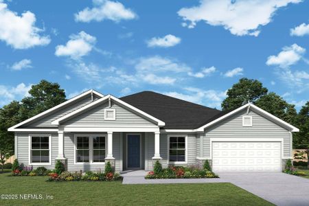 New construction Single-Family house 75492 Driftwood Ct, Yulee, FL 32097 Brasher- photo 0