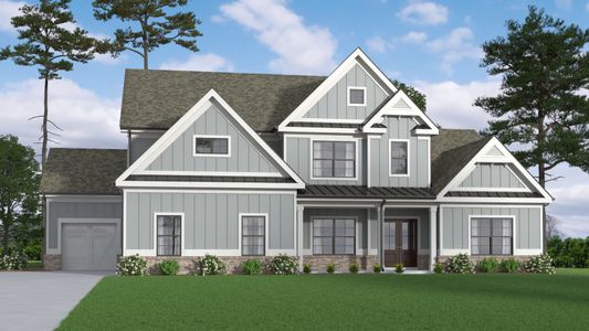 New construction Single-Family house 1300 Birch Wy, Loganville, GA 30052 plan (GA)Kirkland A.1 3 Side Entry - image