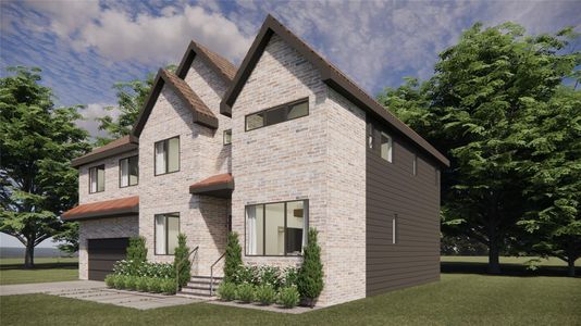 New construction Single-Family house 1404 Del Norte St, Houston, TX 77018 - image