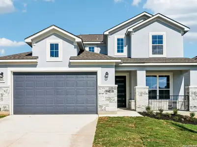 New construction Single-Family house 7069 Hayes Horizon, Live Oak, TX 78233 plan Bliss - image