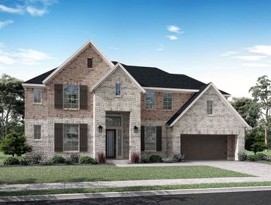 New construction Single-Family house 22014 Mesquite Woodlands Lane, Cypress, TX 77433 Bogata- photo 0