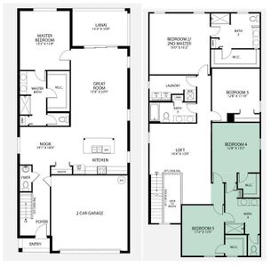 Floor Plan 1st & 2nd Floor