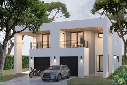 New construction Duplex house 169 NE 69th St, Miami, FL 33138 - image