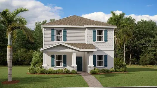 New construction Single-Family house 2981 Good Vibes Wy, Clermont, FL 34714 plan Delray - image