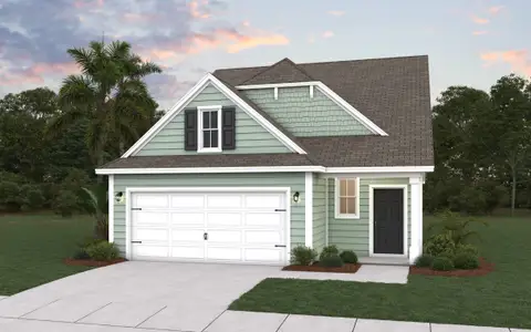 New construction Single-Family house 18 Gressette Pl, Simpsonville, SC 29681 plan Hadley - image