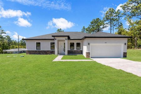 New construction Single-Family house 8812 N Lansen Wy, Citrus Springs, FL 34434 - image