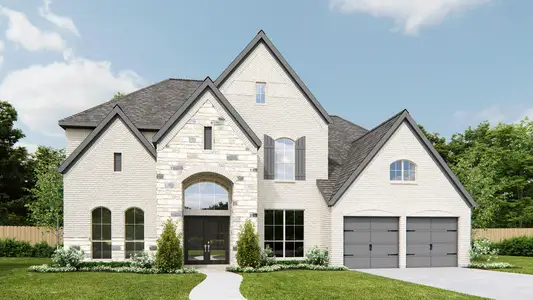 New construction Single-Family house 25106 Wilderness Haven Ln, Katy, TX 77493 plan 3095W - image
