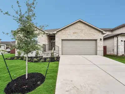 New construction Single-Family house 128 Skyview Farm Ln, Liberty Hill, TX 78642 plan The Henderson (C404) - image