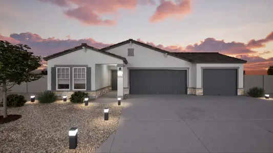 New construction Single-Family house 1173 N Manana Ln, Coolidge, AZ 85128 plan Saguaro - image