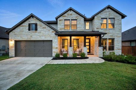 New construction Single-Family house 1704 Lakeside Ranch Rd, Georgetown, TX 78633 Wichita (3426-CM-50 ELE-B)- photo 0