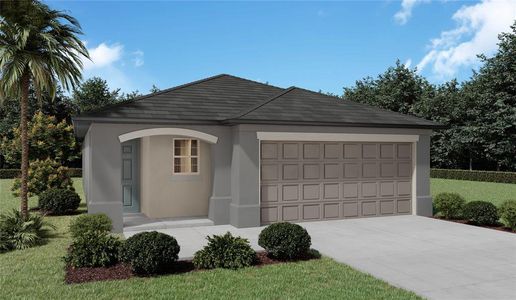 New construction Single-Family house 294 Rain Lily Avenue, Spring Hill, FL 34609 Annapolis- photo 0