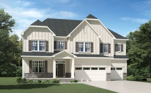 New construction Single-Family house Wake Forest, NC 27587 plan Barrington III - image