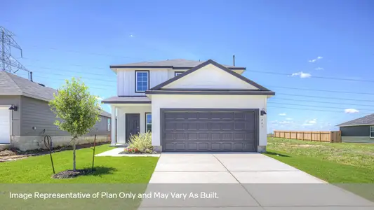 New construction Single-Family house 336  Bollinger Blvd, Maxwell, TX 78656 plan The Nicole - image