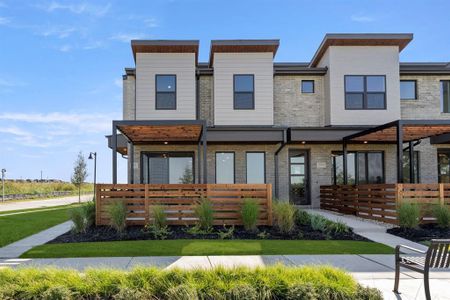 New construction Townhouse house 2001 Aldrich Rd, Celina, TX 75009 plan Hanthorne - image