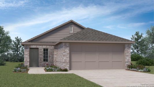 New construction Single-Family house 172 Snowy Plover, San Antonio, TX 78253 The Amber- photo 0