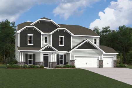 New construction Single-Family house 229 Amber Glen Dr, Locust, NC 28097 plan Dickinson - image
