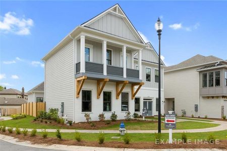 New construction Single-Family house 320 Gray Shingle Ln, Woodstock, GA 30189 The Seaside A- photo 5 5